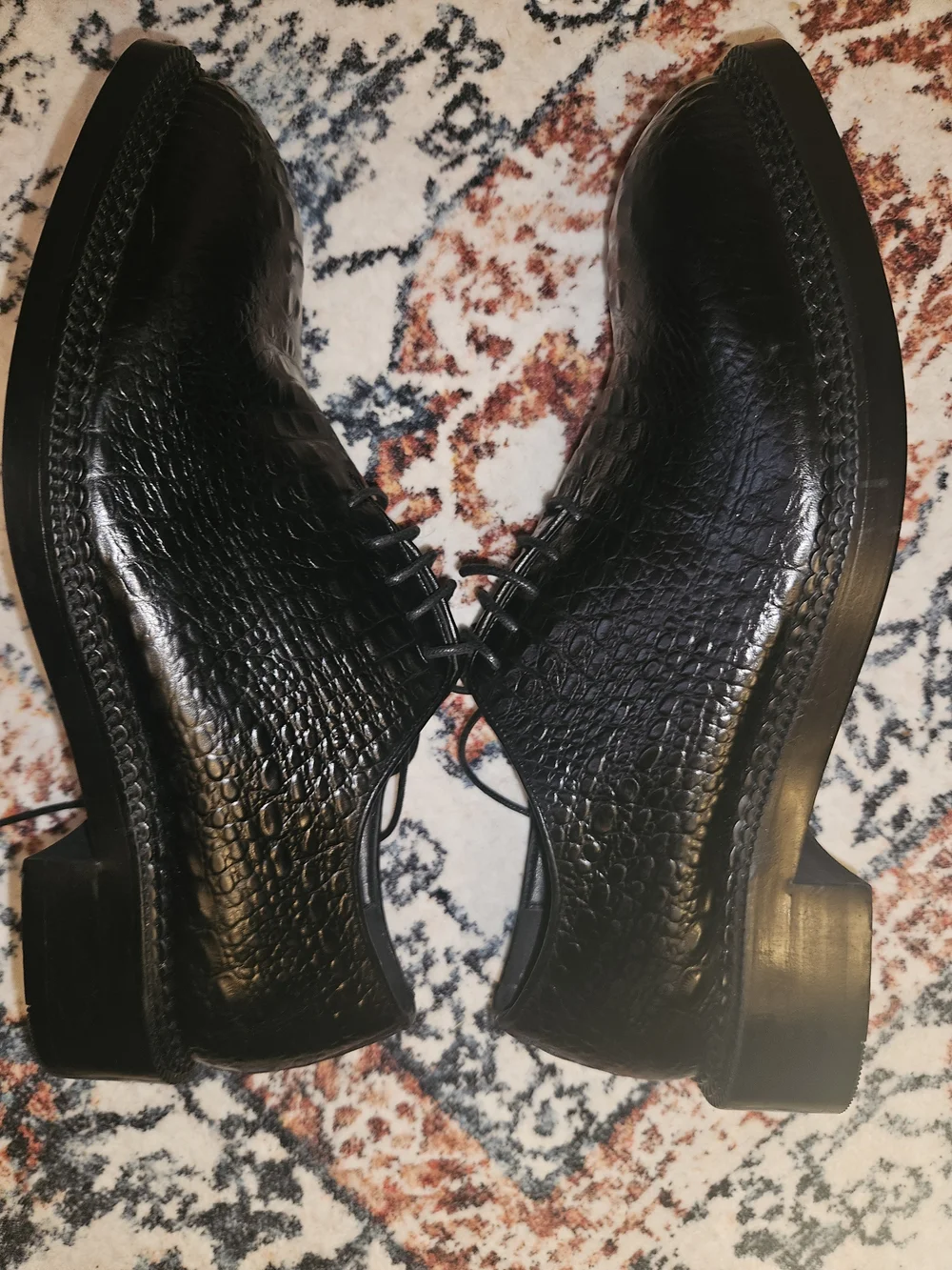 JM WESTON MENS LEATHER DRESS SHOE